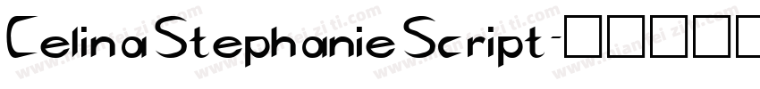 Celina Stephanie Script字体转换